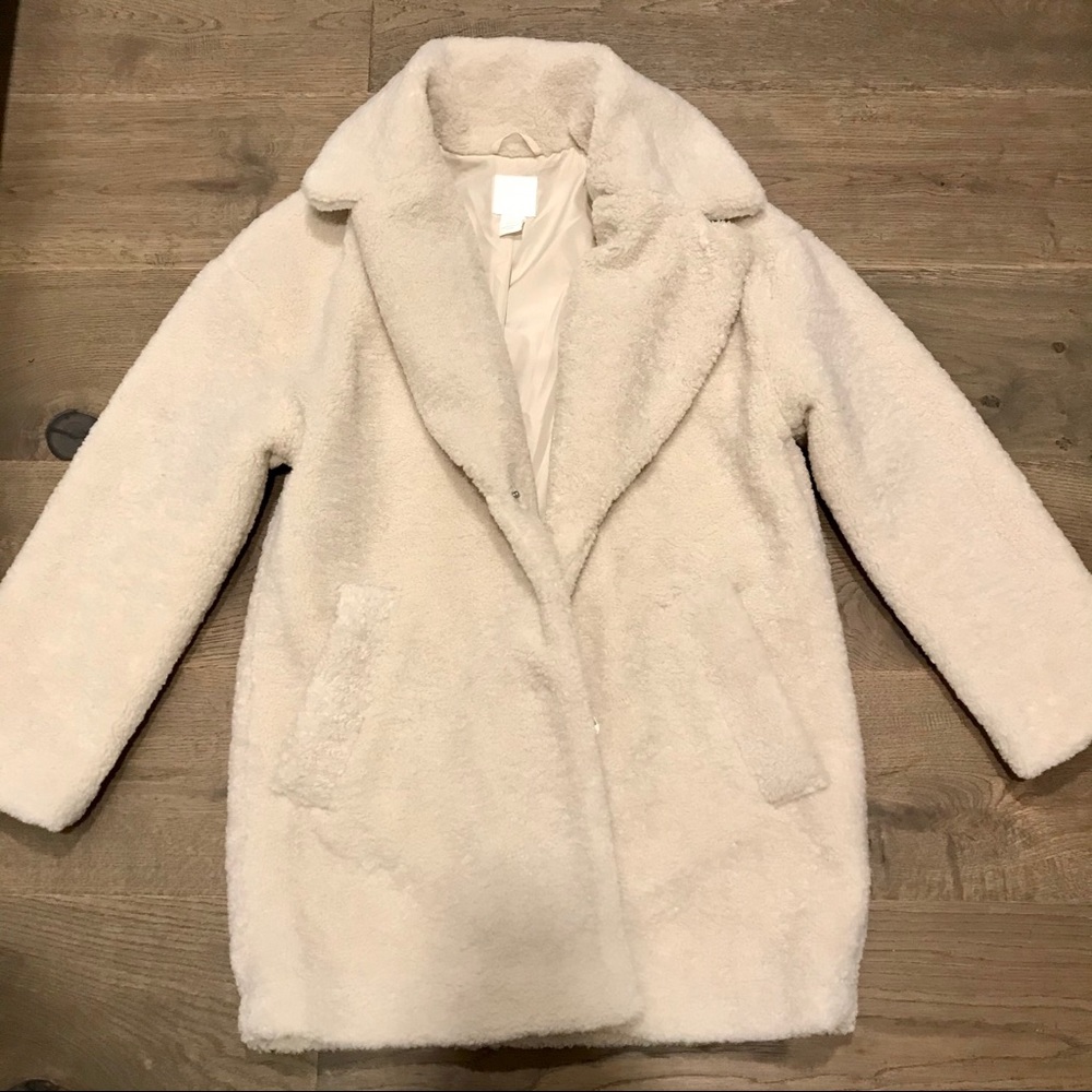 Button up Faux Fur Jacket